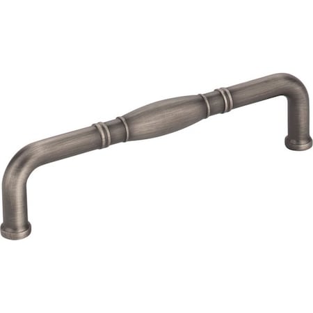 Jeffrey Alexander 128 mm Center-to-Center Brushed Pewter Durham Cabinet Pull Z290-128-BNBDL